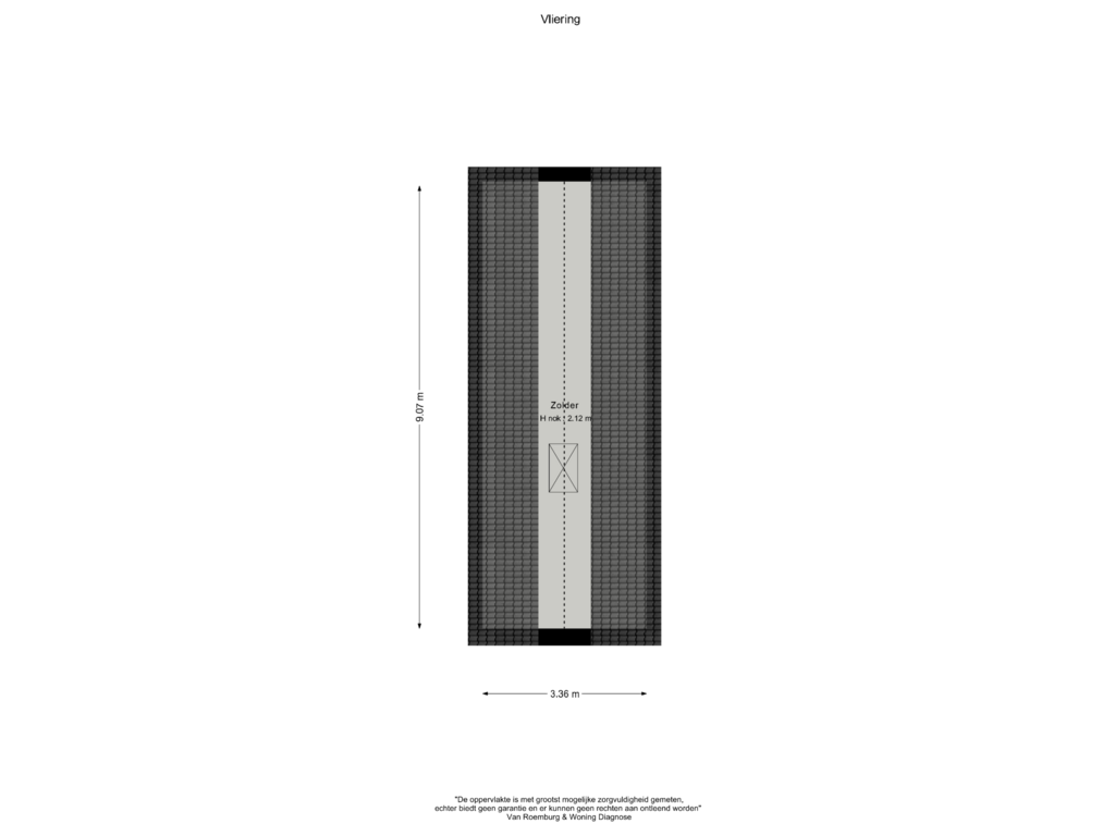 View floorplan of Vliering of Waalstraat 4