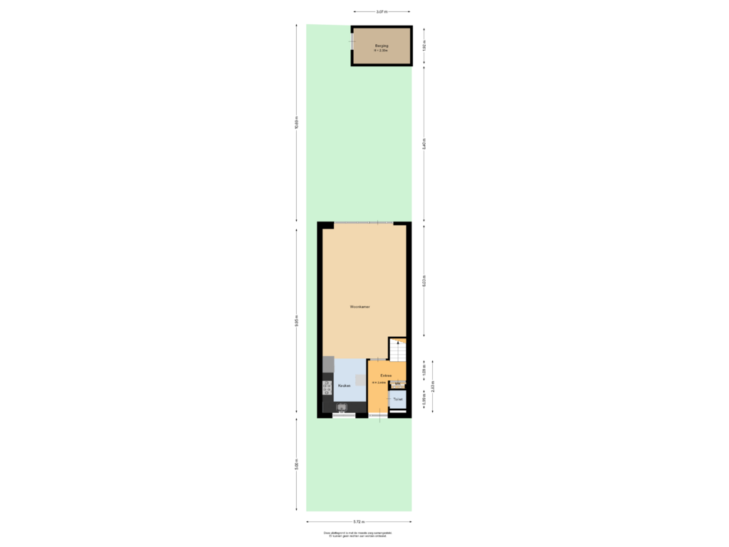 Bekijk plattegrond van Situatie van Schrijnwerkerstraat 85