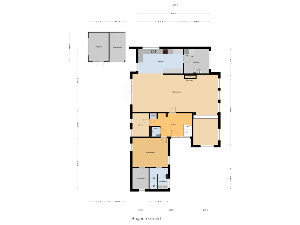 Bekijk plattegrond van Begane Grond van Zamenhoflaan 13