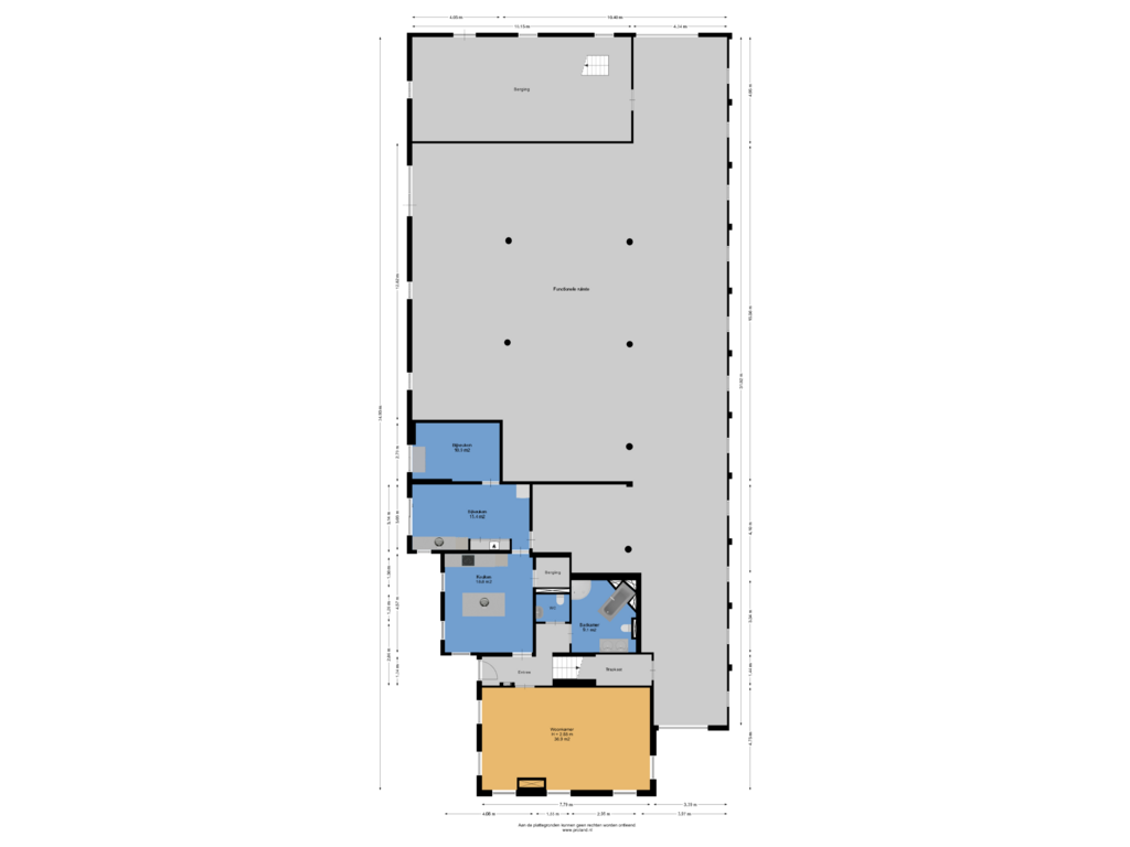 Bekijk plattegrond van Begane Grond van Kloosterveenweg 36