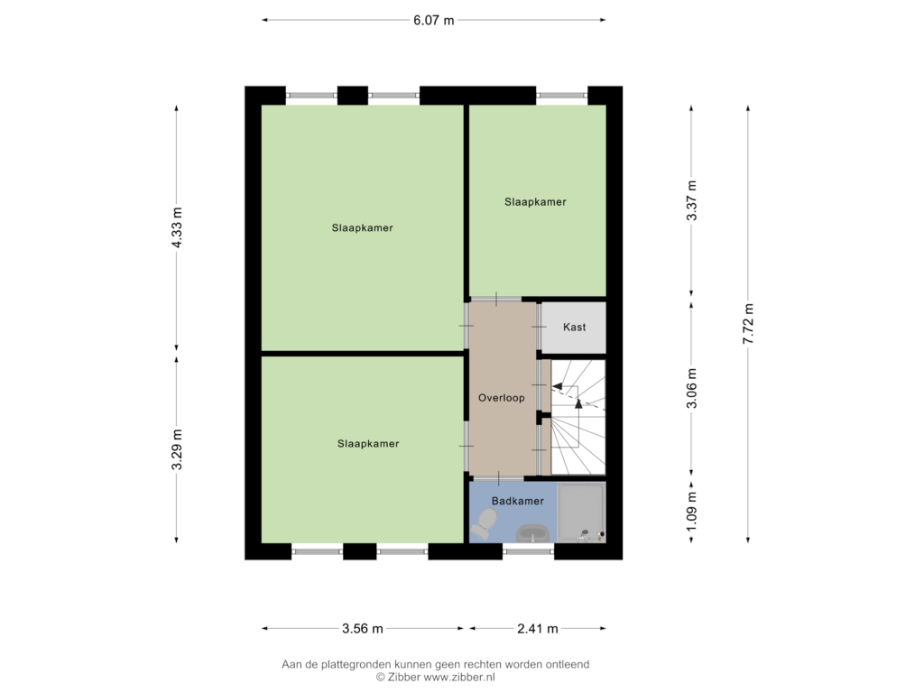 View floorplan of Eerste Verdieping of Venus 75