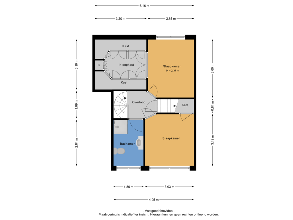 Bekijk plattegrond van 1e verdieping van Alard du Hamelstraat 87