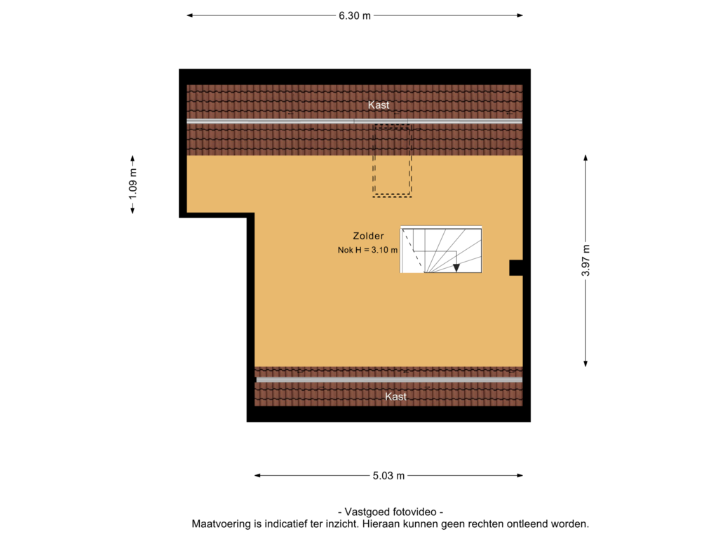 Bekijk plattegrond van 2e verdieping van Alard du Hamelstraat 87