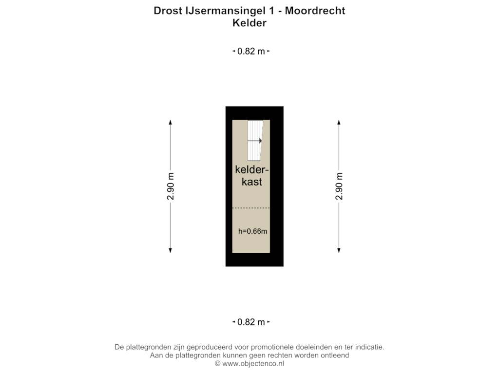 View floorplan of Kelder of Drost IJsermansingel 1