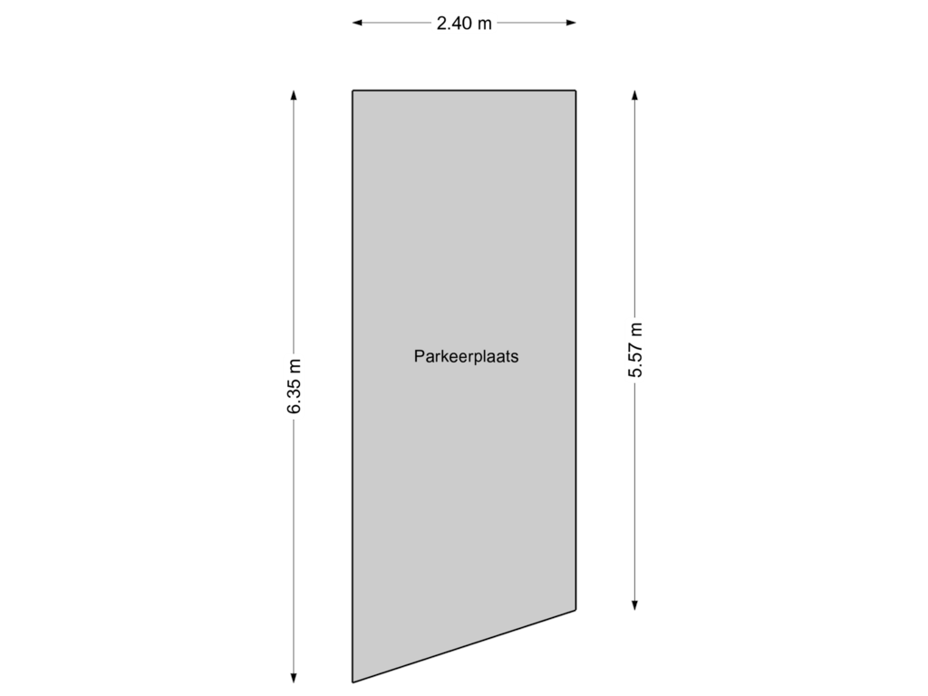 Bekijk plattegrond van Parkeerplaats van Paduaweg 1-C