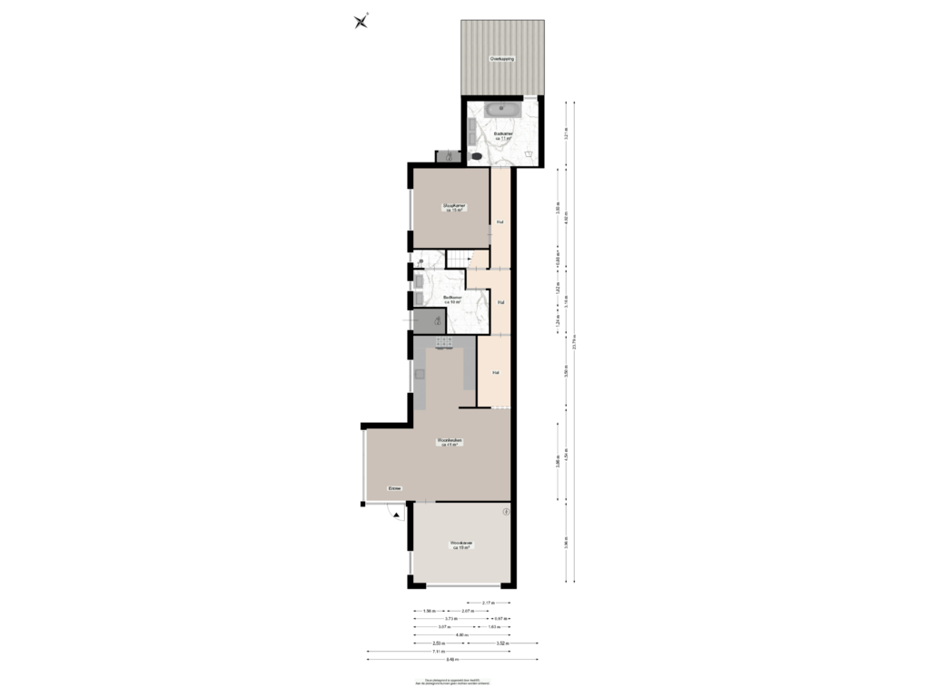 Bekijk plattegrond van Begane grond van Hoofdweg 113