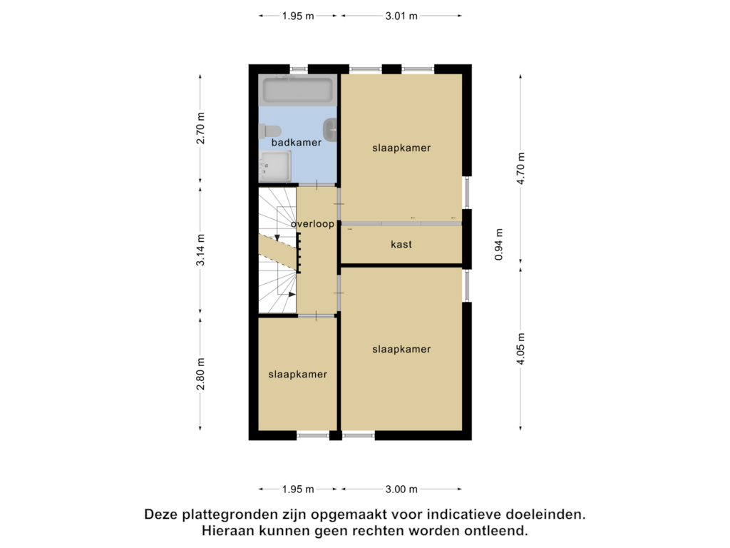 Bekijk plattegrond van 1e verdieping van Heuvelrijt 13