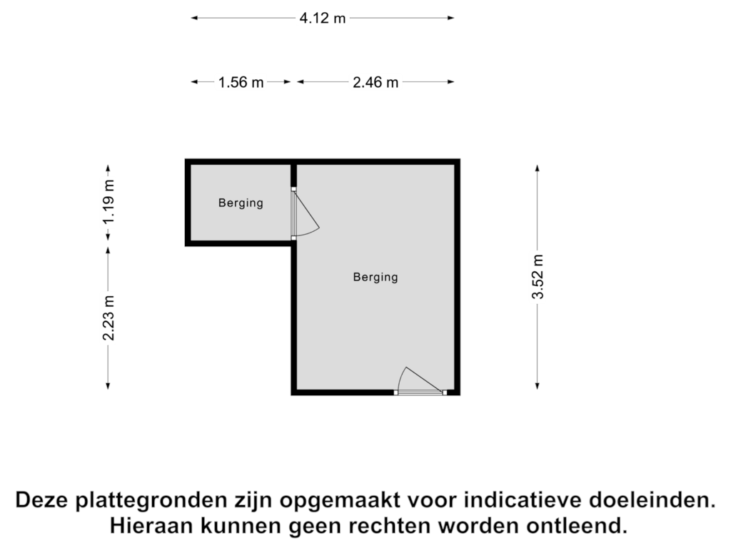 Bekijk plattegrond van Berging van Keizersgracht 802-B