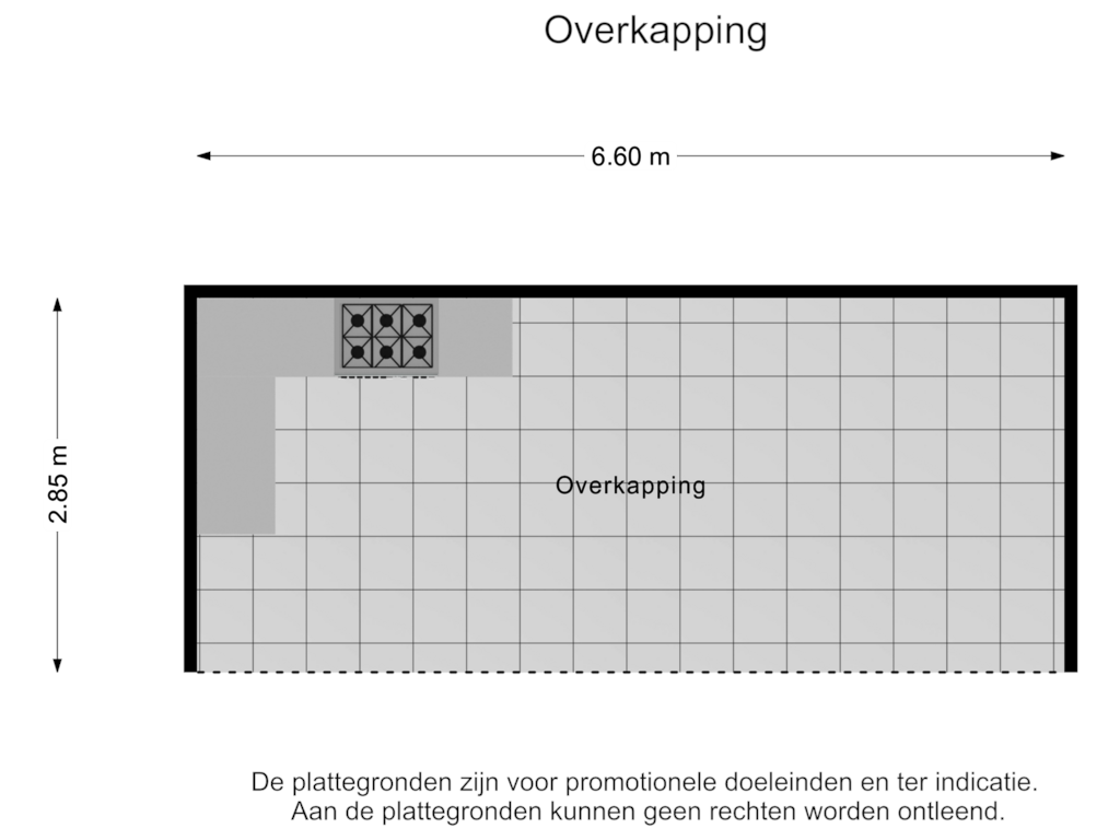 View floorplan of Overkapping of Kerkstraat 12