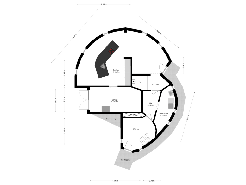 Bekijk plattegrond van Begane grond van Nicolaas Beetslaan 48