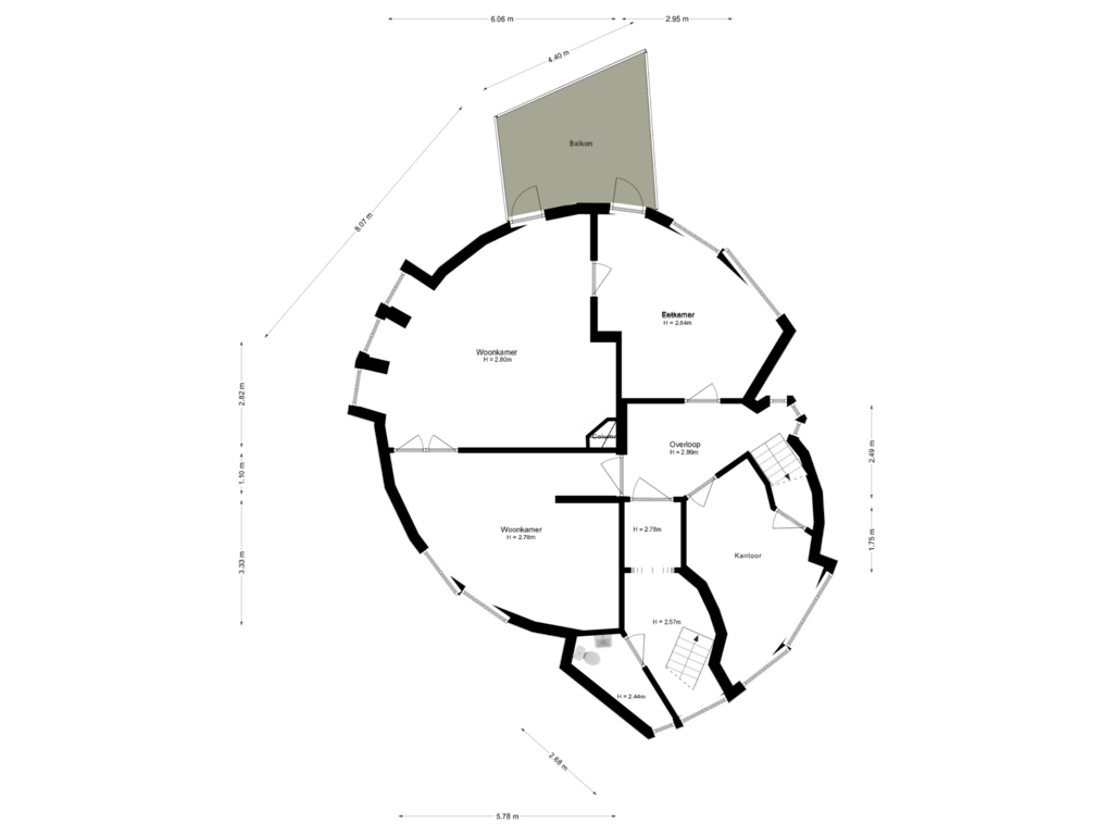 Bekijk plattegrond van Eerste verdieping van Nicolaas Beetslaan 48