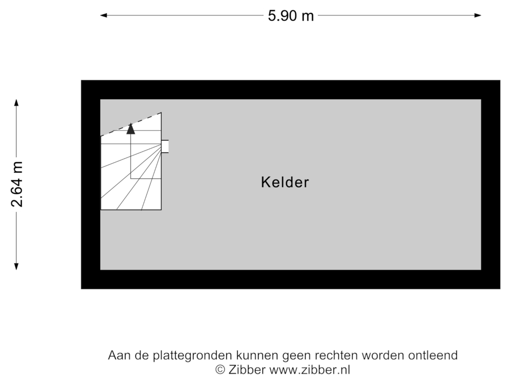 Bekijk plattegrond van Kelder van Laag Dalemseweg 42