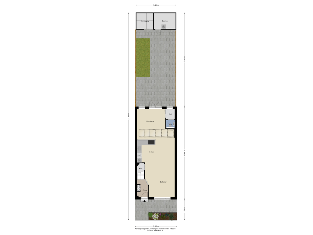 Bekijk plattegrond van Begane grond Tuin van G. van Balenstraat 10