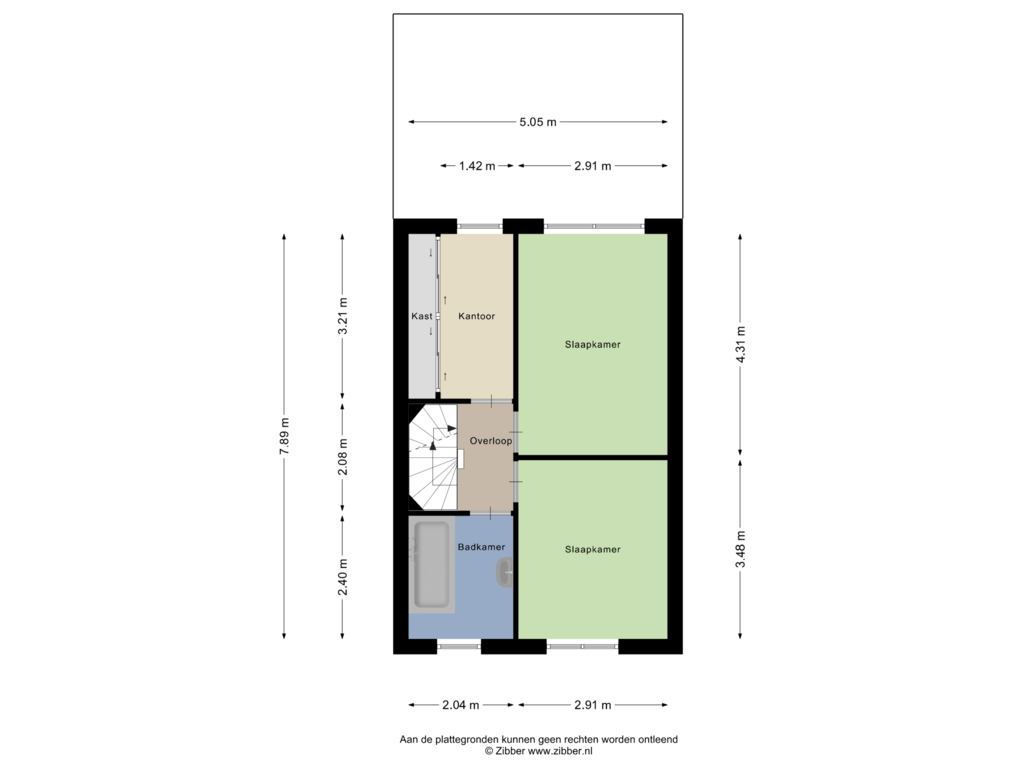 Bekijk plattegrond van Eerste verdieping van G. van Balenstraat 10