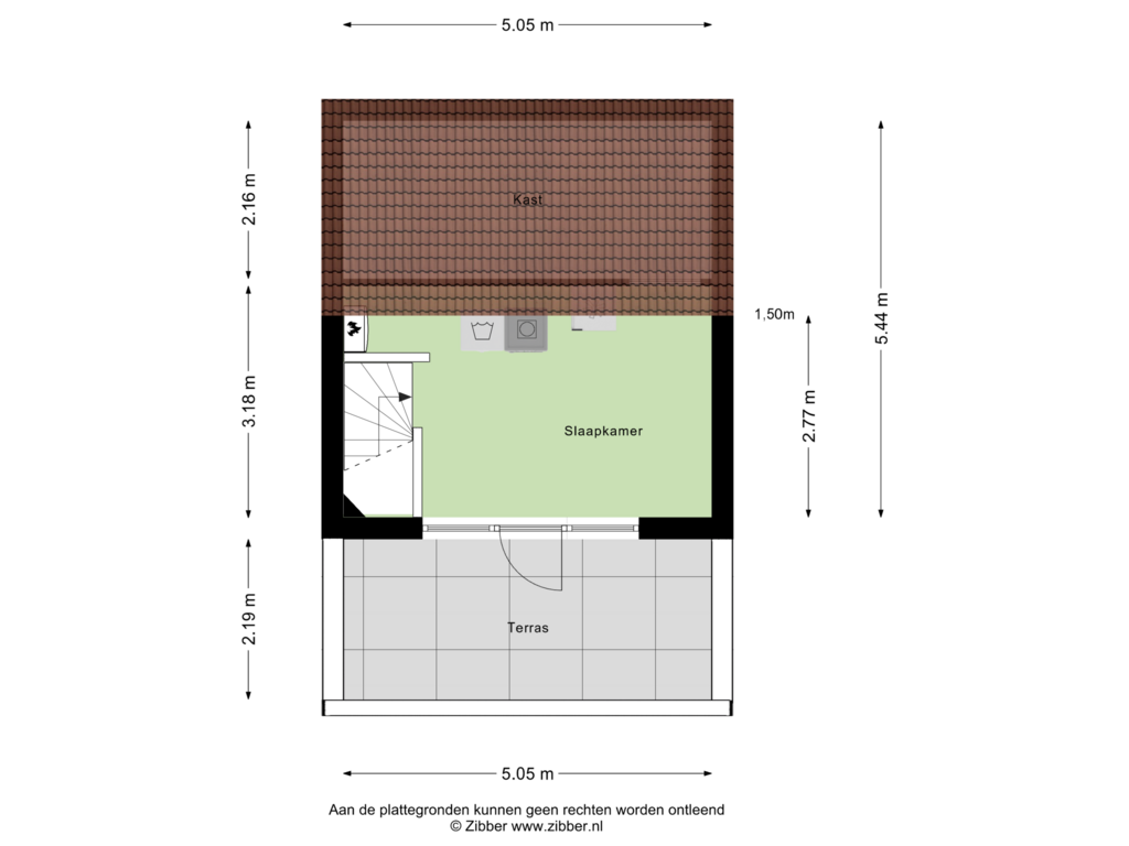 Bekijk plattegrond van Tweede verdieping van G. van Balenstraat 10