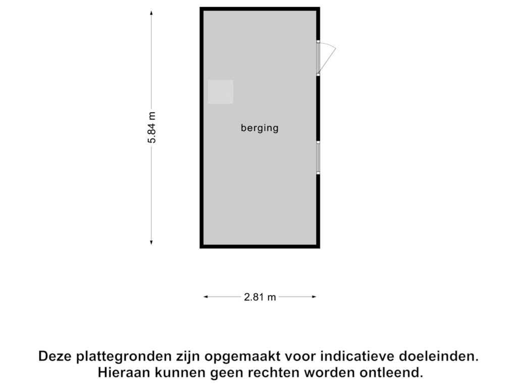 Bekijk plattegrond van Berging van Noorderpad 19