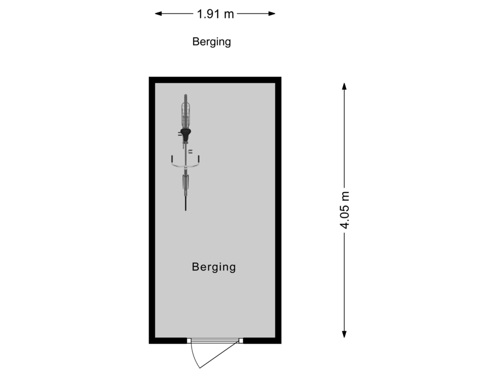 View floorplan of Berging of Hertenrade 378