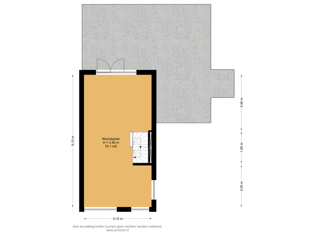 Bekijk plattegrond van 1e Verdieping van Anna Paulownastraat 1