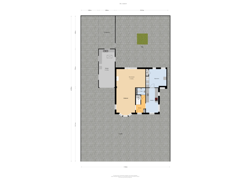 View floorplan of BG overzicht of Herenweg 72