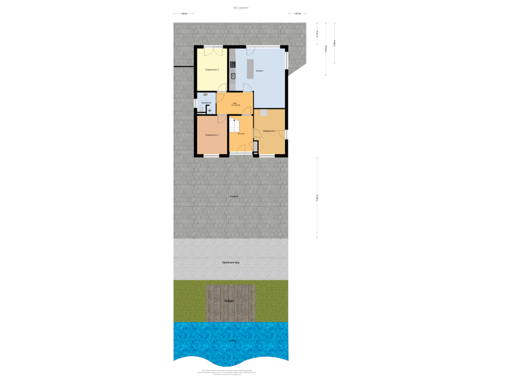 Bekijk plattegrond van BG overzicht van Achterdijk 41