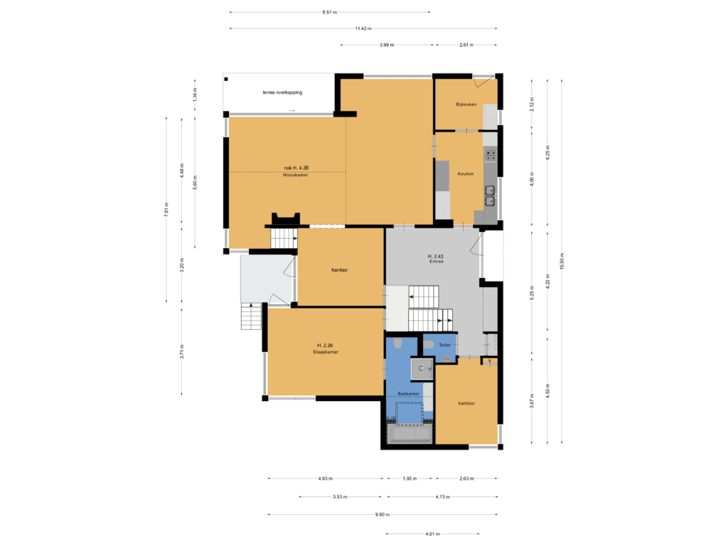 Bekijk plattegrond van BG van 't Zijdveld 2