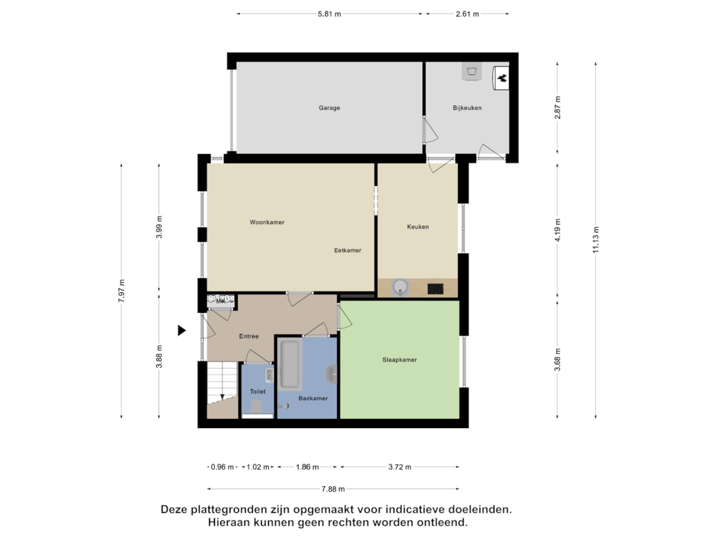 Bekijk plattegrond van Begane Grond van De Beuk 17