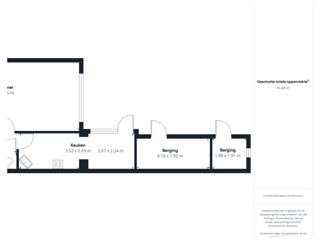 Bekijk plattegrond van Begane grond van Irenestraat 29