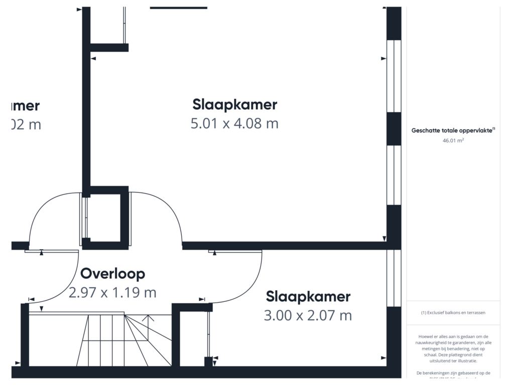 Bekijk plattegrond van Eerste verdieping van Irenestraat 29