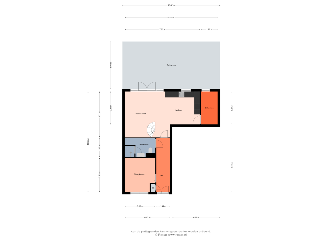 Bekijk plattegrond van Begane grond van Esrein 10-A