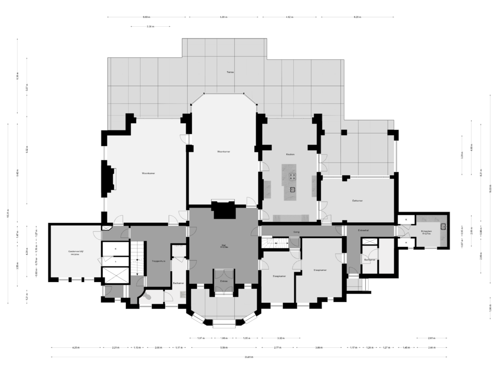 Bekijk plattegrond van Begane Grond van Van Ommerenlaan 2