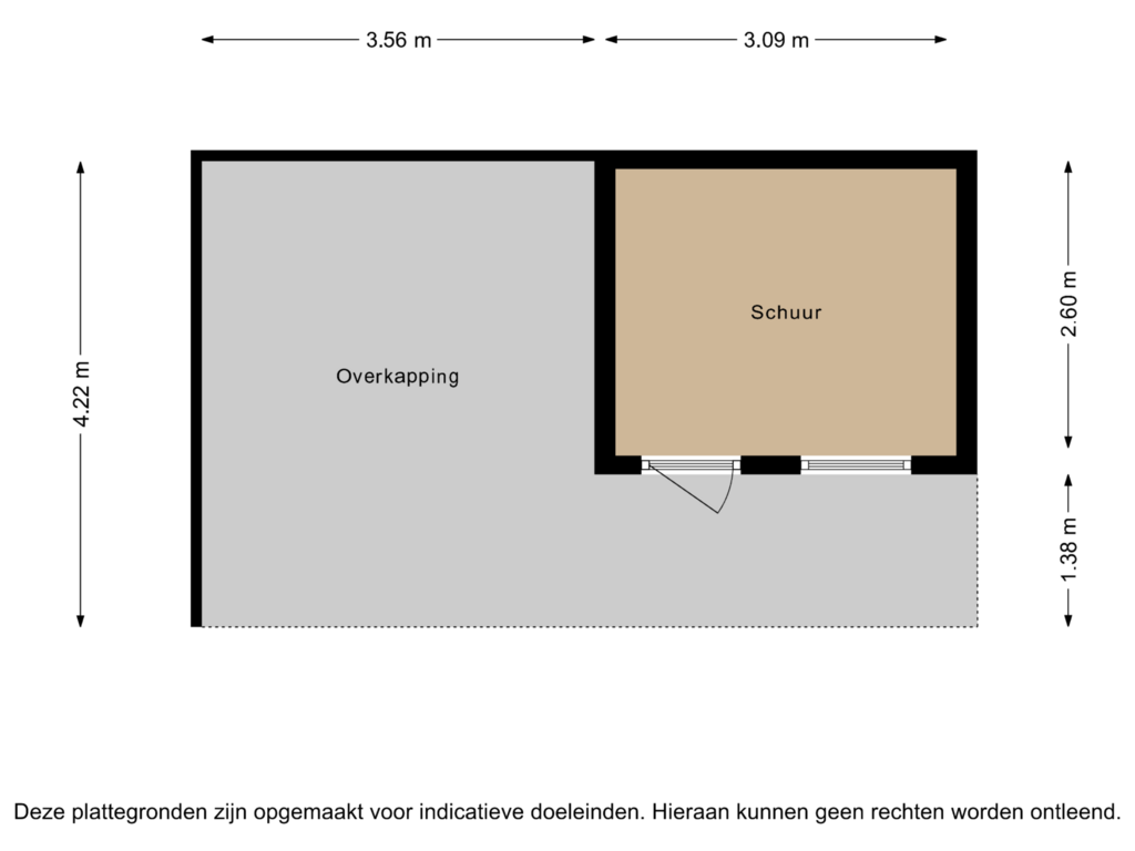 Bekijk plattegrond van Schuur van Driebergenstraat 173