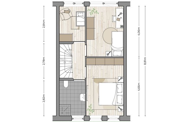 Bekijk foto 4 van Tussenwoning Parkzijde (Bouwnr. 23)