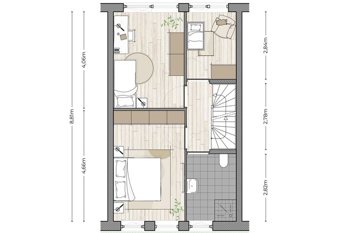 Bekijk foto 4 van Tussenwoning Parkzijde (Bouwnr. 24)