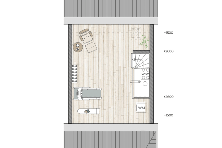 Bekijk foto 5 van Tussenwoning Parkzijde (Bouwnr. 26)