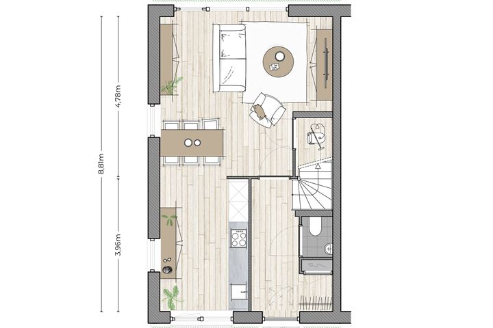 Bekijk foto 3 van Hoekwoning Parkzijde (Bouwnr. 22)