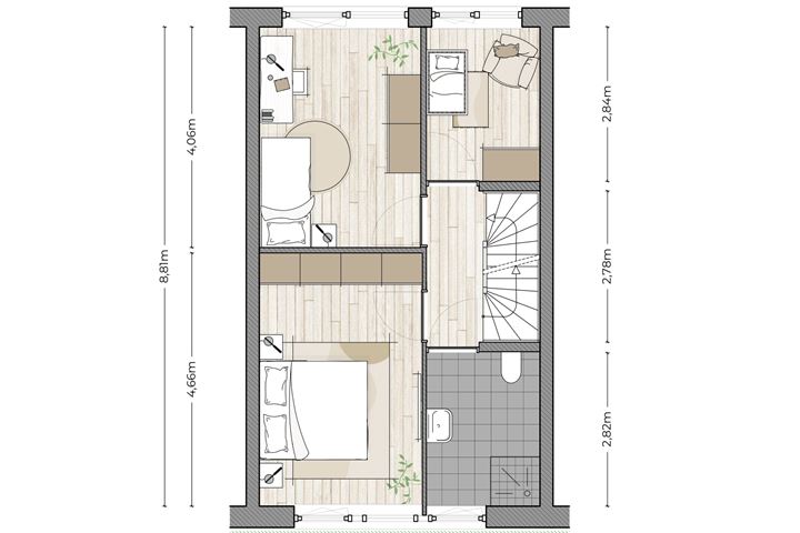 Bekijk foto 4 van Tussenwoning Parkzijde (Bouwnr. 29)