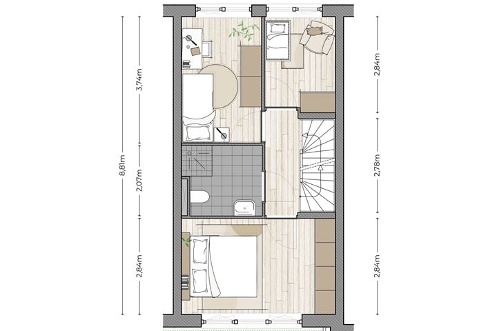 Bekijk foto 4 van Tussenwoning dorpse straat (Bouwnr. 11)