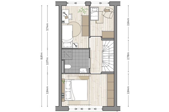 Bekijk foto 4 van Tussenwoning dorpse straat (Bouwnr. 16)