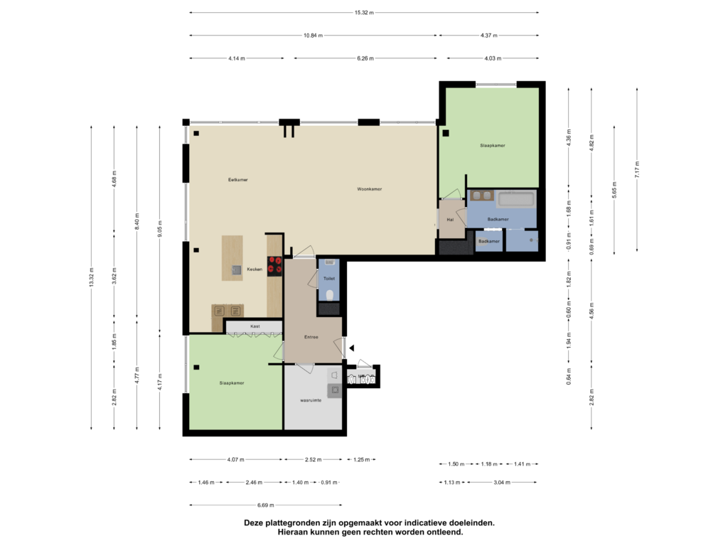 Bekijk plattegrond van Appartement van Landverhuizersplein 125