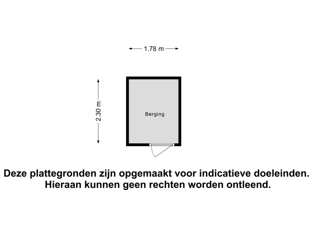 Bekijk plattegrond van Berging van Landverhuizersplein 125