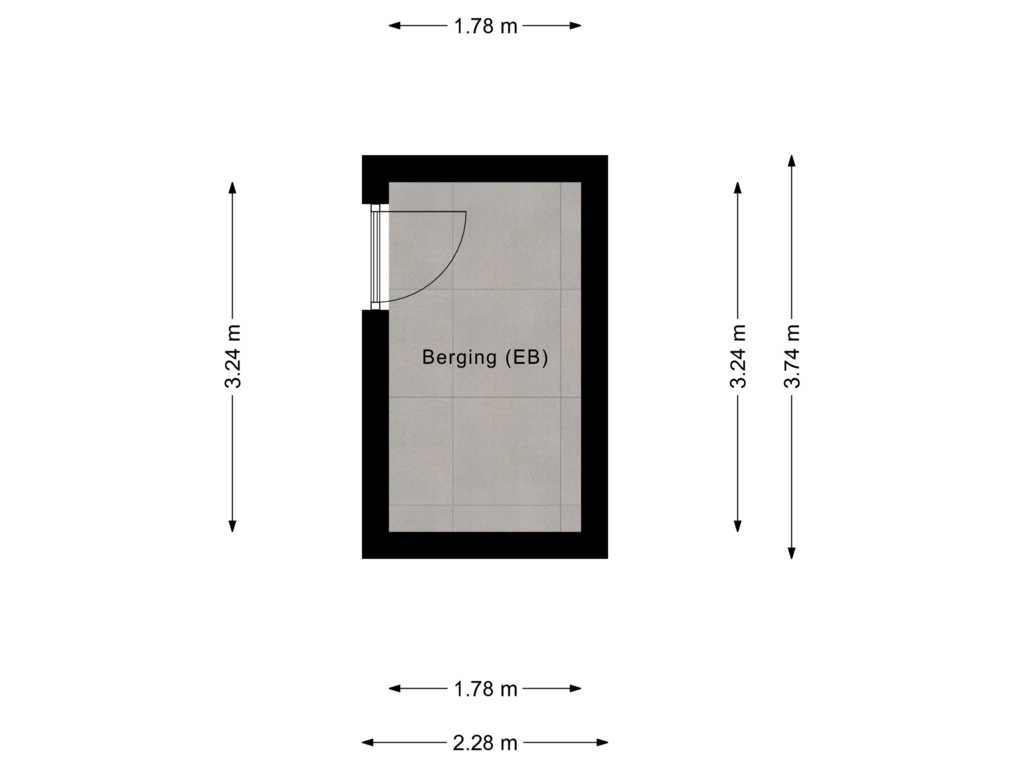 Bekijk plattegrond van Floor 2 van Hoge Zand 48-C