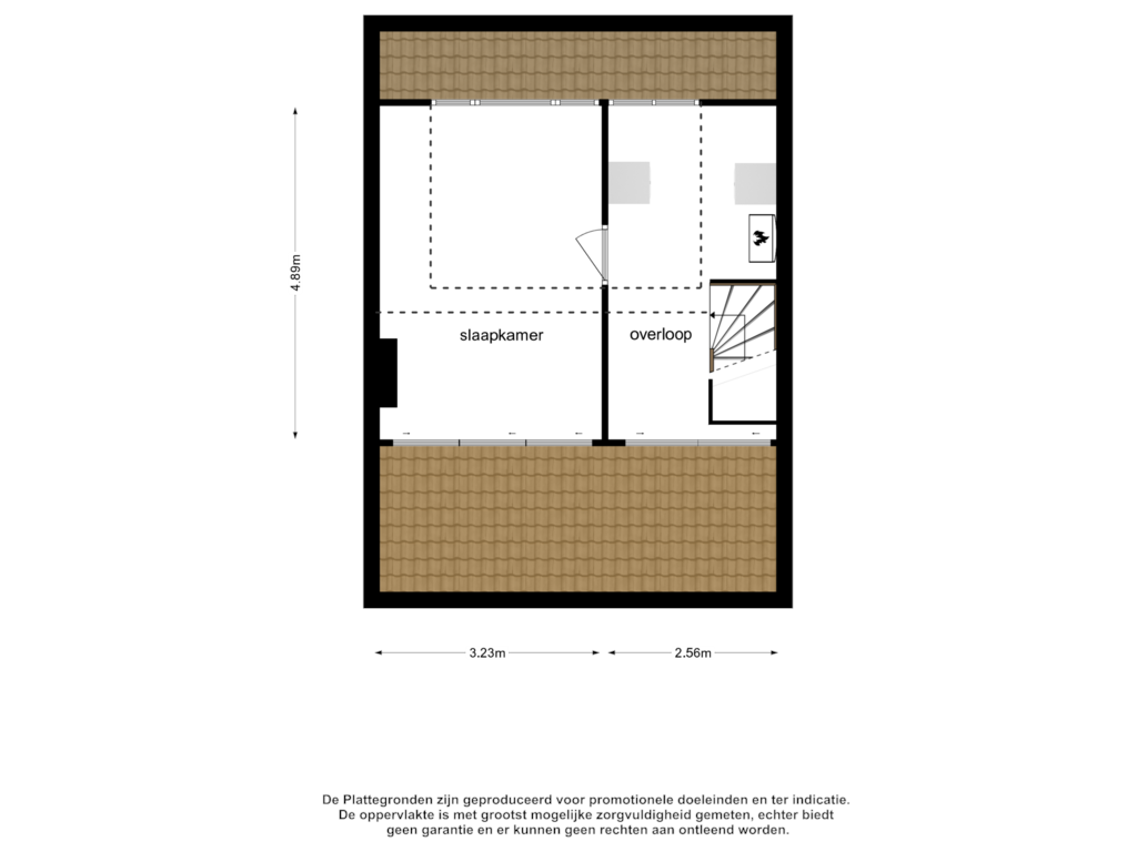 Bekijk plattegrond van 2e verdieping van Rubenslaan 4