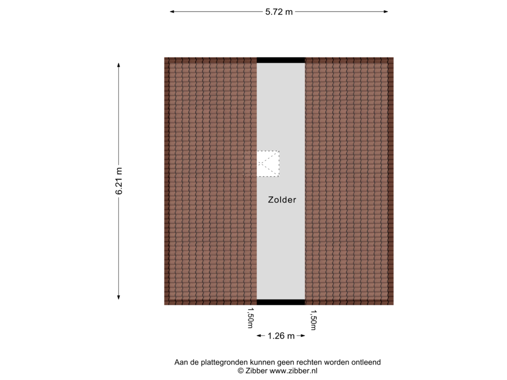 Bekijk plattegrond van Zolder van Parkweg 13