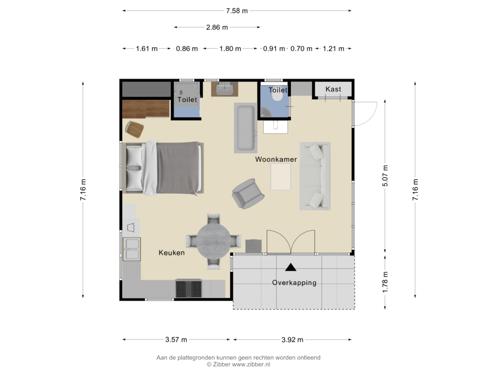 Bekijk plattegrond van Begane Grond van Vlietpark 23-21