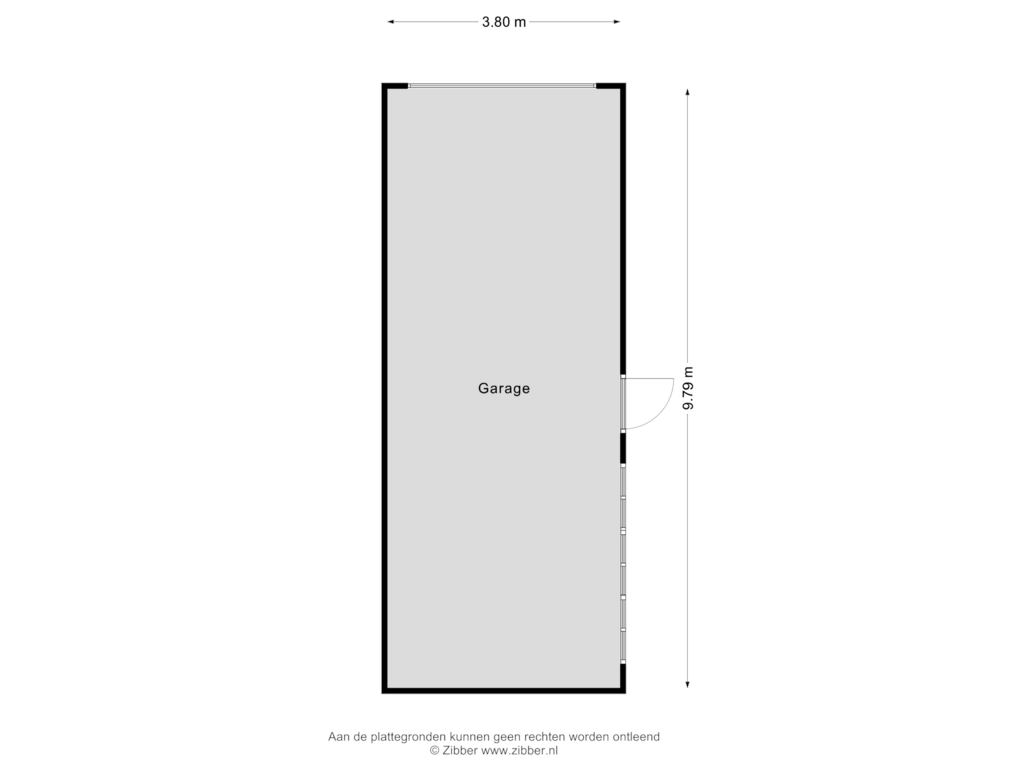 Bekijk plattegrond van Garage van Vlietpark 23-21