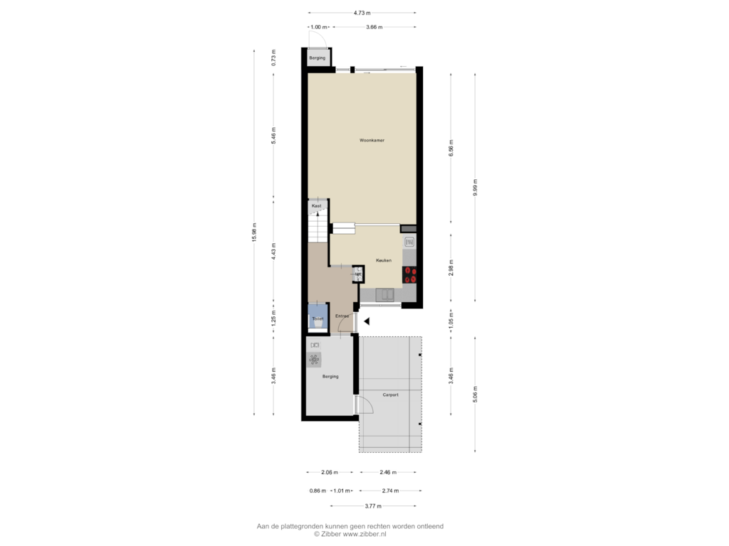 Bekijk plattegrond van Begane Grond van Isenburgstraat 39