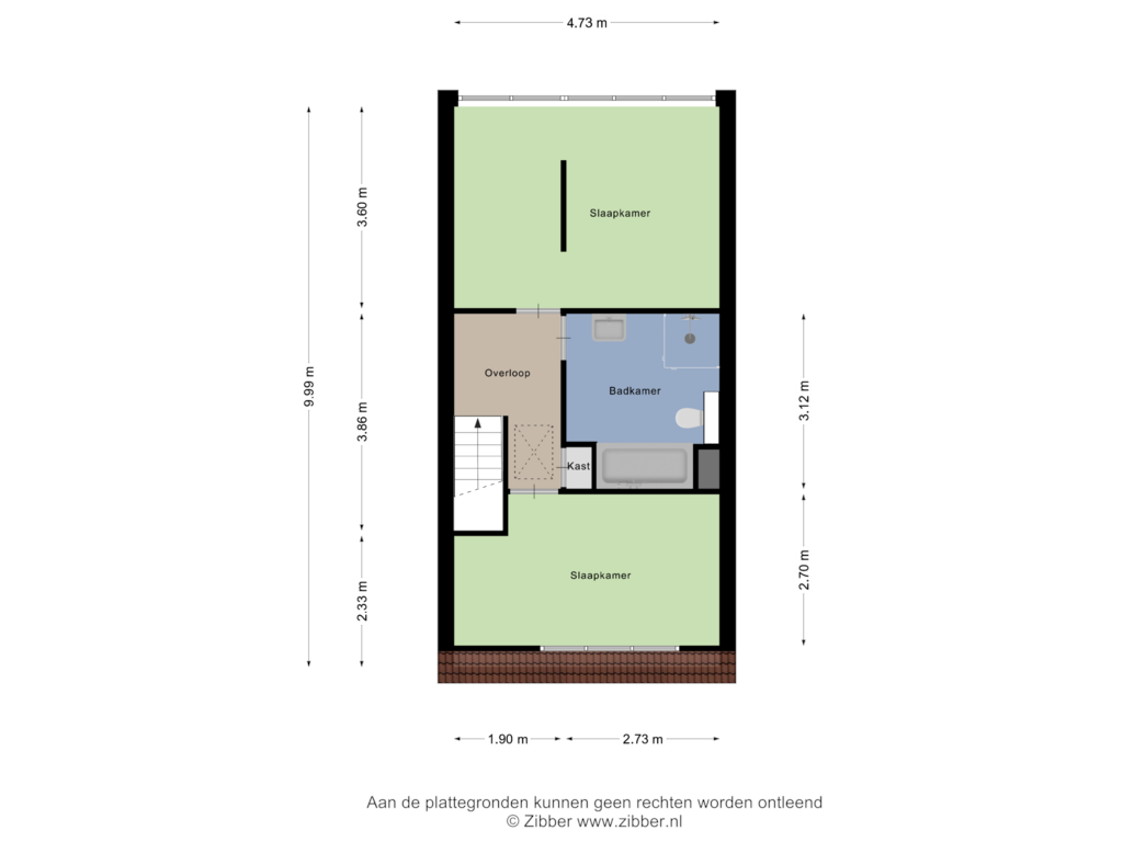 Bekijk plattegrond van Eerste verdieping van Isenburgstraat 39