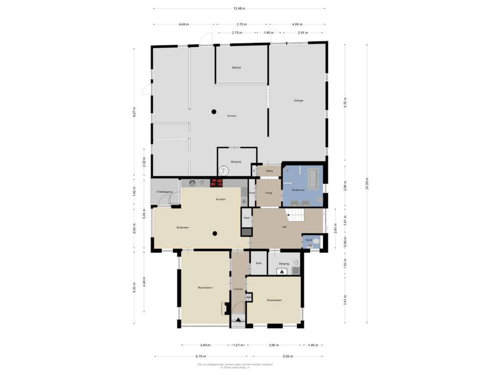 Bekijk plattegrond van Begane Grond van Rijksweg 118