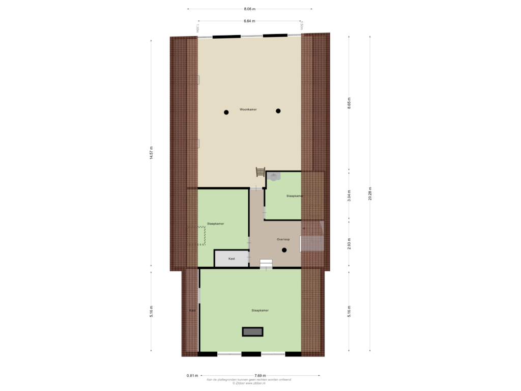 Bekijk plattegrond van Eerste Verdieping van Rijksweg 118