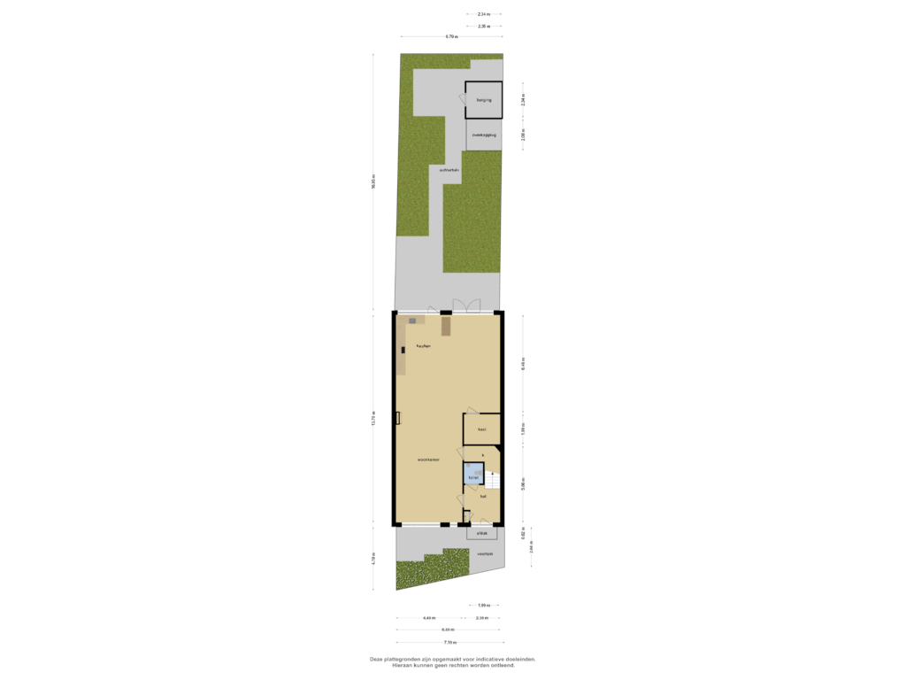 Bekijk plattegrond van Woning overzicht van Hogenhof 34-A